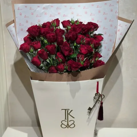 Love's Whisper Red Rose Bouquet from Bliss Flower Boutique