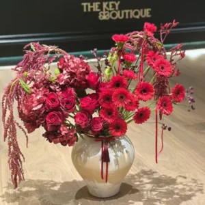 Fresh, Luxurious Blooms: Gerberas, Roses, Hydrangeas, and Amaranthus