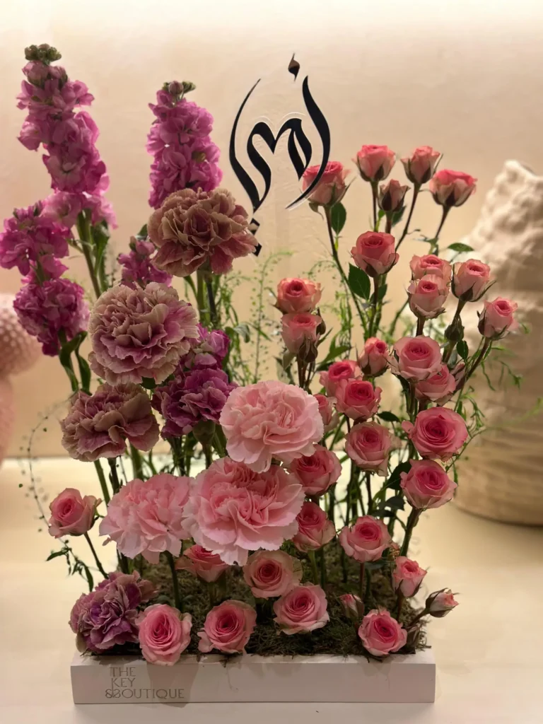 Luxury Pink Floral Arrangement - Mother.. An Icon of Love & Elegance