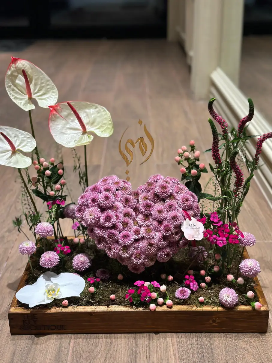Mother’s Heart: Luxury Heart-Shaped Mother’s Day Flowers